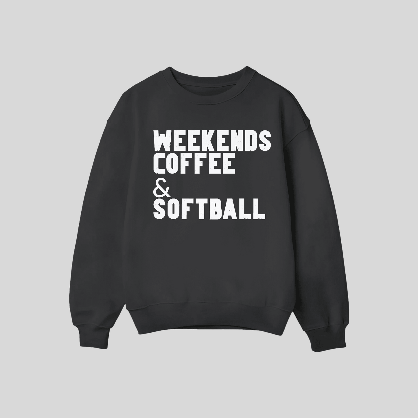 Weekends coffee & Softball -Black
