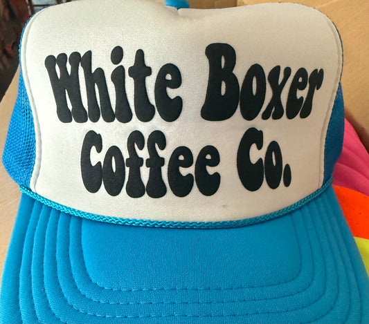 Neon Foam Front Trucker Hats-Blue