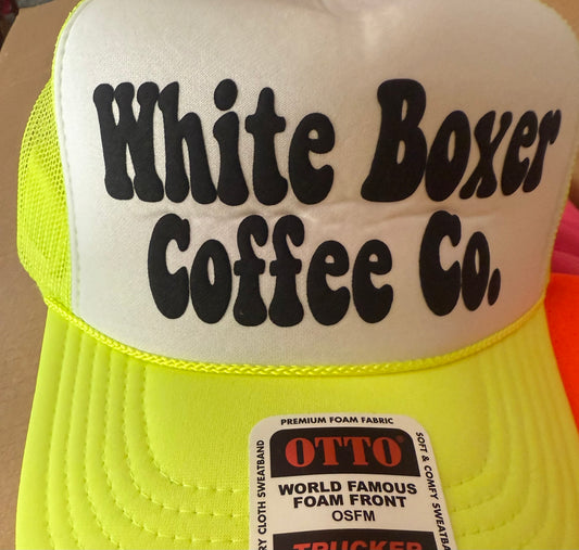 Neon Foam Front Trucker Hats-Yellow