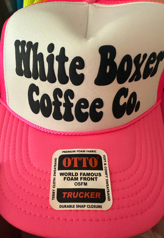 Neon Foam Front Trucker Hats-Pink