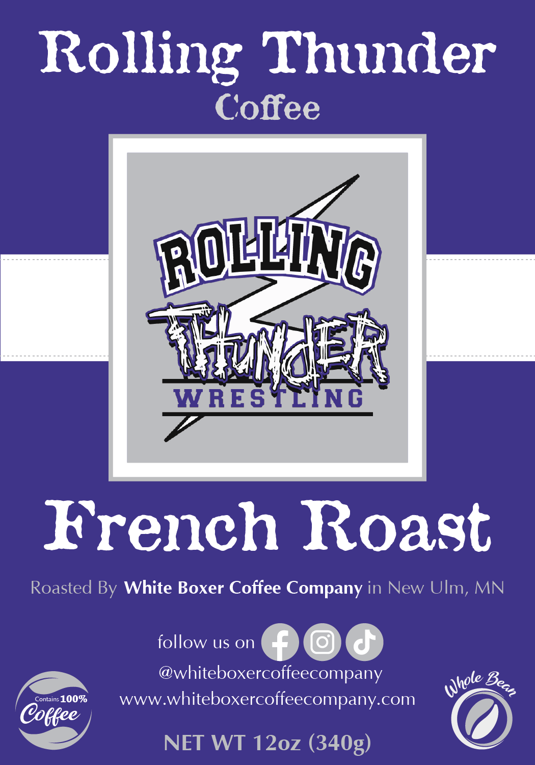 Custom Coffee Labels-Minimum order of 5 bags of coffee