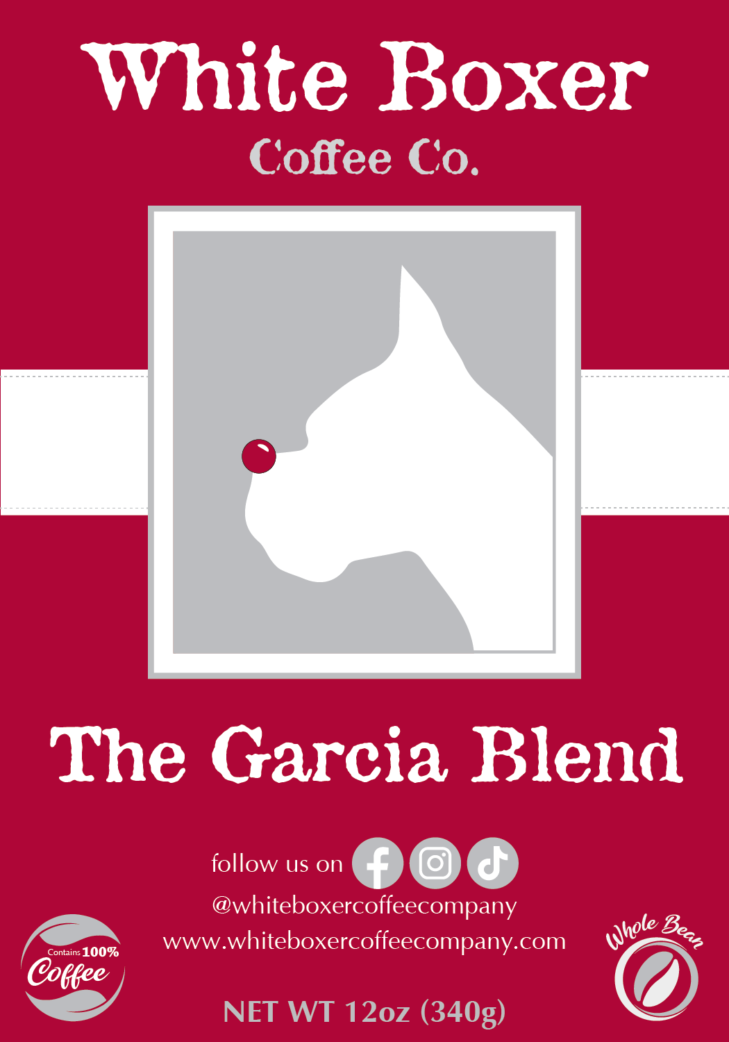 Custom Coffee Labels-Minimum order of 5 bags of coffee