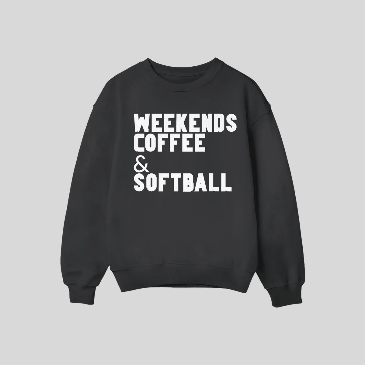 Weekends coffee & Softball -Black