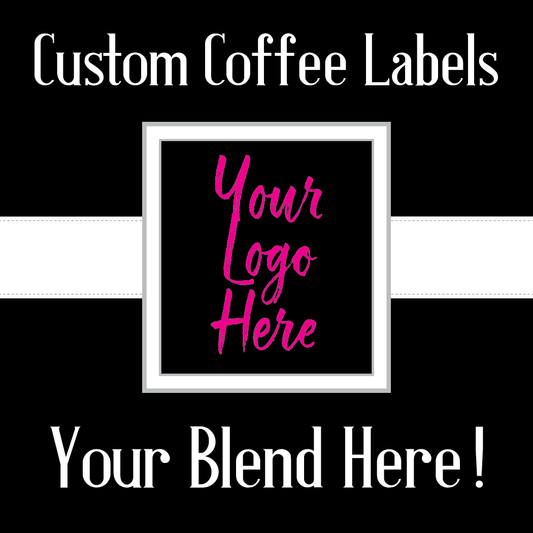 Custom Coffee Labels-Minimum order of 5 bags of coffee