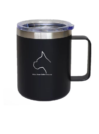 12oz Handled Coffee Mug Black